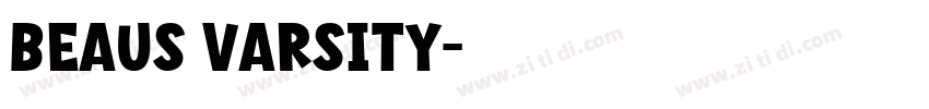 Beaus Varsity字体转换